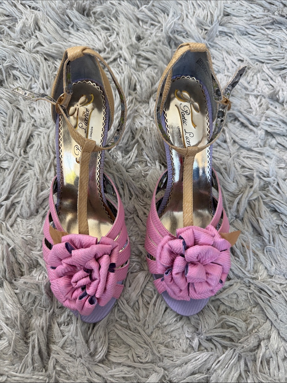 Poetic License Pink Floral Heels